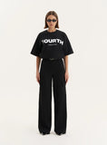 Black Fourth Branded Oversized T Shirt