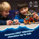 LEGO DREAMZzz Mateos Fire Chameleon Building Toy Pretend Play Set for Kids Ages 7 Storytelling Toy for Boys Girls 2 Construction Modes for Pretend Play Gift Idea for Birthdays 71492