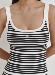 Multi Stripe Vest Top