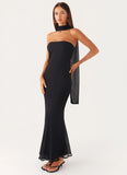Under the Pagoda Maxi Dress Black