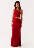 Three Wishes Maxi Dress Raspberry