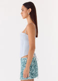 Ania Corset Top Blue