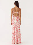 Vamonos Maxi Dress Porcelain Rose