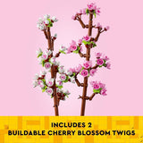 LEGO Cherry Blossom Building Toy for Kids Girls Boys Ages 8 Artificial Cherry Blossom Decor for Home Display Creative Gift Idea for Plant Flower Lovers 40725