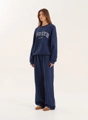 Navy Fourth Embroidered Branded Sweatshirt