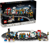 LEGO Icons Holiday Express Train Building Set for Adults Ages 18 Seasonal Home Decor for Bedroom or Book Shelf Christmas Train W Track 4 Minifigures Gift Idea for Holidays 10361