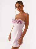 Patsie Strapless Mini Dress Pink