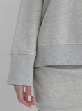 Grey Marl Oversized Sweatshirt