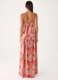 Lioras Strapless Maxi Dress Botanic Cheetah