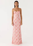 Vamonos Maxi Dress Porcelain Rose