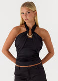 Midnight Sky Top Black