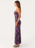 Alexandrite Midi Dress Purple