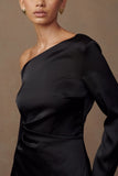 Avery Long Sleeve Maxi Dress Black