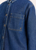 Indigo Wash Oversized Denim Shirt