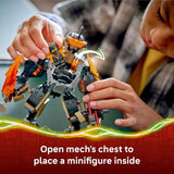 LEGO NINJAGO Coles Mission Mech Dragon Zane Building Toy for Boys Girls Kids Ages 7 Poseable Mech W Cole Acid Monster Zane Minifigures for Pretend Play Gift Idea for Birthdays 71854
