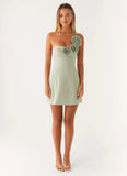Sweetpea Mini Dress Sage