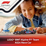 LEGO Speed Champions BWT Alpine F1 Team A524 Race Car Toy Building Set for Kids Boys Girls Ages 10 Toy Car for F1 Fans Gift Idea for Birthday 77248