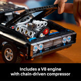 LEGO Technic Fast and Furious Dodge Charger R T Car 42231 Building Sets for Adults Ages 18 Highly Detailed Model Car Kit for Display 1516 pieces Gift for Fans of the Movie