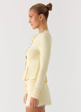 Landon Long Sleeve Top Butter Yellow