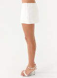 Amarente Mini Skort White