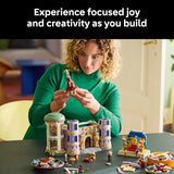 LEGO Disney Princess Beauty and The Beast Castle Building Set Room Decor for Women Men Ages 18 Model Building Kit for Adults Book Shelf Display Gift for Disney Fans 43263