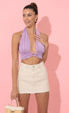 Halter Top in Purple