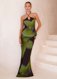 Rosetta Maxi Skirt Lime Flower