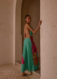 Morning Crush Cowl Maxi Dress Jungle Bloom