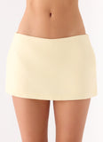 Mirna Micro Skort Lemon Yellow