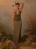 Mavie Maxi Skirt Khaki