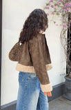 Cloud Brown Aviator Jacket