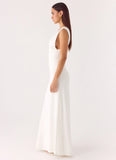 Options Maxi Dress White