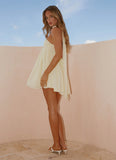 Saturn Mini Dress Yellow