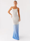 Kiki Maxi Dress Ombre Blue