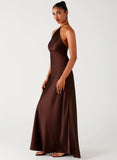 Tulama Maxi Dress Chocolate