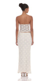 Lace Maxi Skirt in Cream