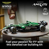 LEGO Technic Aston Martin Aramco AMR25 F1 Car Juego de construcción para adultos mayores de 18 años Kit de modelo de automóvil con características detalladas Decoración de dormitorio o
