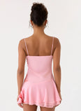Marisolana Mini Dress Pink Petal
