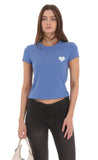 Heart Beverly Hills T Shirt in Blue