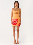 Saya Tie Top Orange