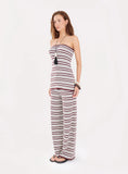 Chocolate Stripe Knitted Trousers
