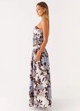 Carmel Maxi Dress Bluewood Blossom