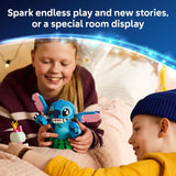 LEGO Disney Stitch Scrump 43296 Building Toys for Girls Boys Ages 9 Stitch Display Set for Bedroom Decor Fun Activity for Kids 713 pieces Gift Idea
