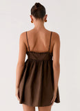 Jonas Mini Dress Brown