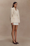 Wesley Structured Blazer Buttercream
