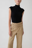 Sonny Short Sleeve Knit Top Black