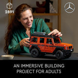 LEGO Technic Mercedes Benz G 500 Professional Line Model Car Kits Building Set of Mercedes G Wagon for Adults Ages 18 Gift for Birthdays with Realistic Details 42177