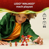 LEGO NINJAGO Kais Dragon Mech Battle Pack Building Toy for Boys Girls Kids Ages 6 Poseable Dragon Figure 3 Character Minifigures for Pretend Play Gift Idea for Birthdays 71851