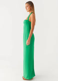 Allyse Cotton Maxi Dress Cactus