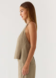 Ingrid Top Sand Brown